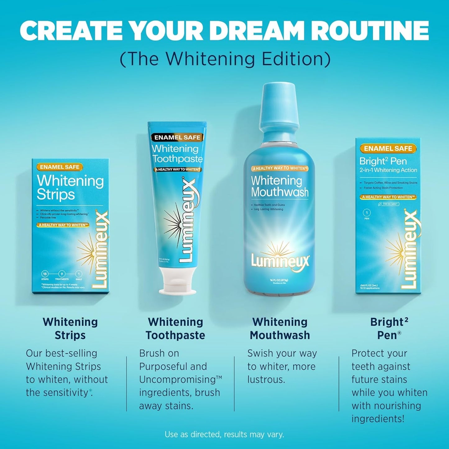 Effective At-Home Teeth Whitening Strips Kit