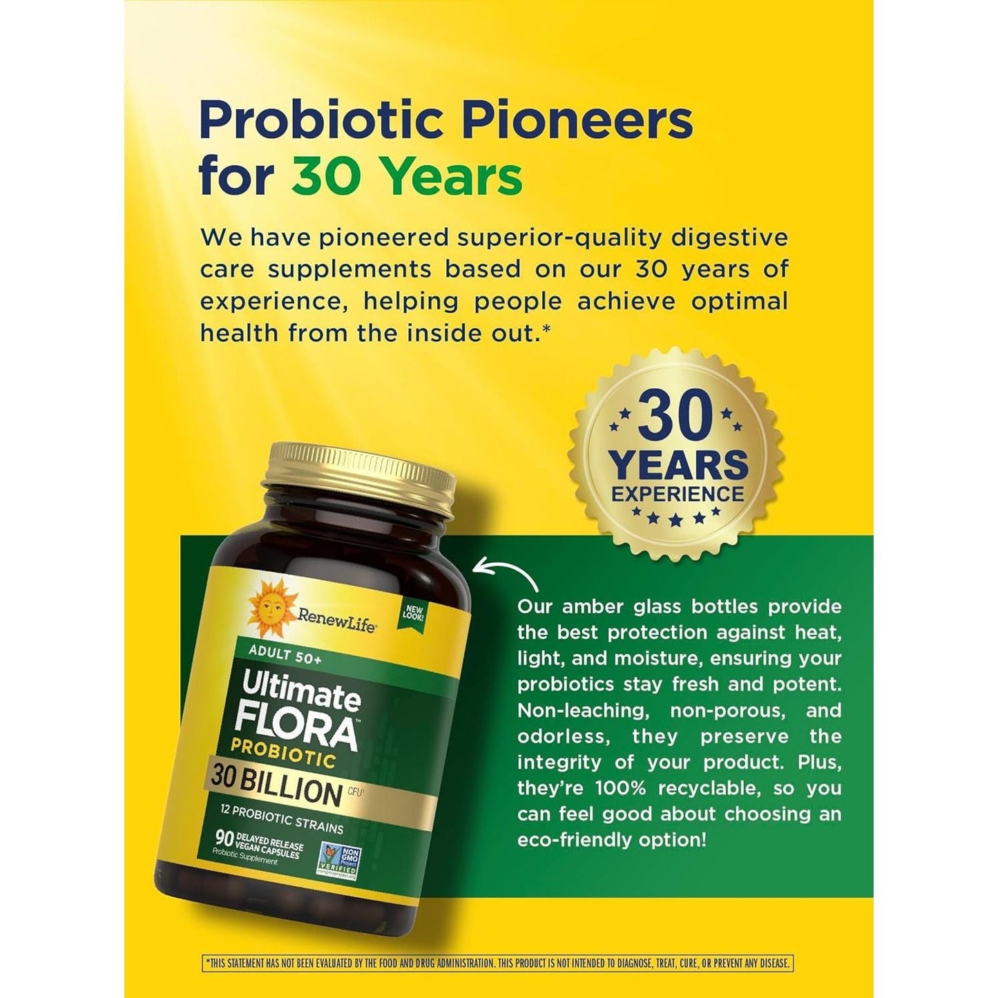 Advanced Probiotic Supplement for Gut Health - 30 Billion CFU