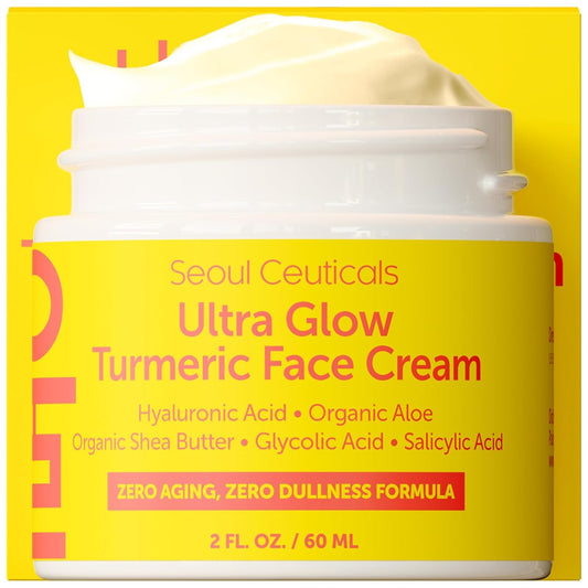 Natural Glow Turmeric Face Moisturizer for Bright Skin - Mycosmeticslondon