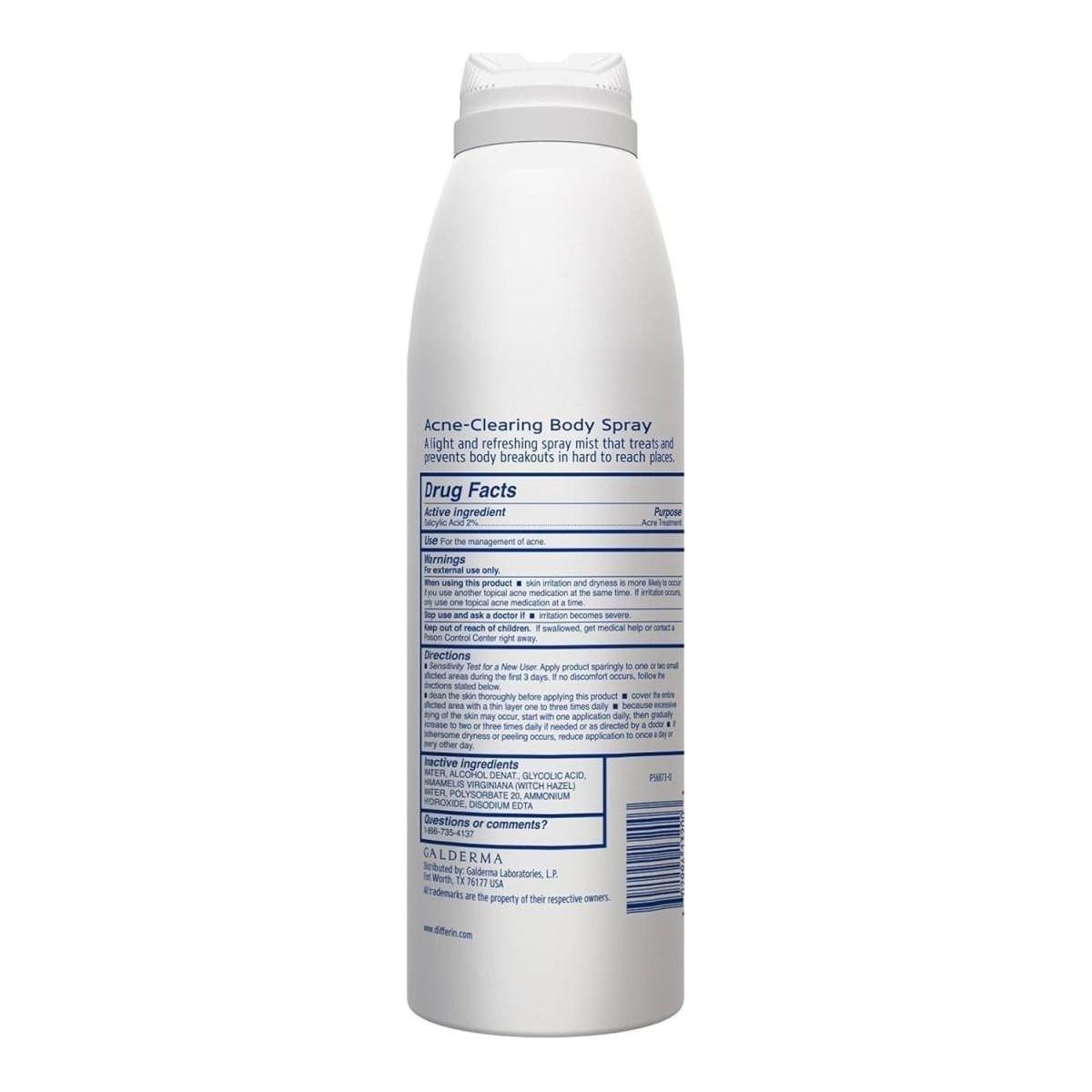Acne Treatment Body Spray for Clear Skin - 180ml
