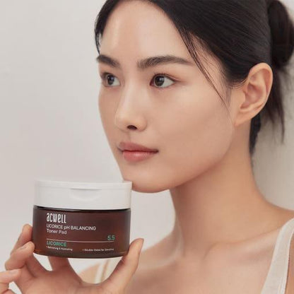 Gentle Licorice Toner Pads for Sensitive Skin
