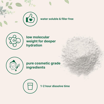 Premium Hyaluronic Acid Powder 100g - Intense Moisture