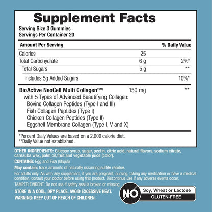 Vital Collagen Gummies for Glowing Skin and Healthy Hair