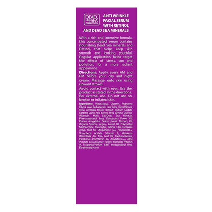 Anti Aging Face Serum Retinol 2.5% for Wrinkle Reduction