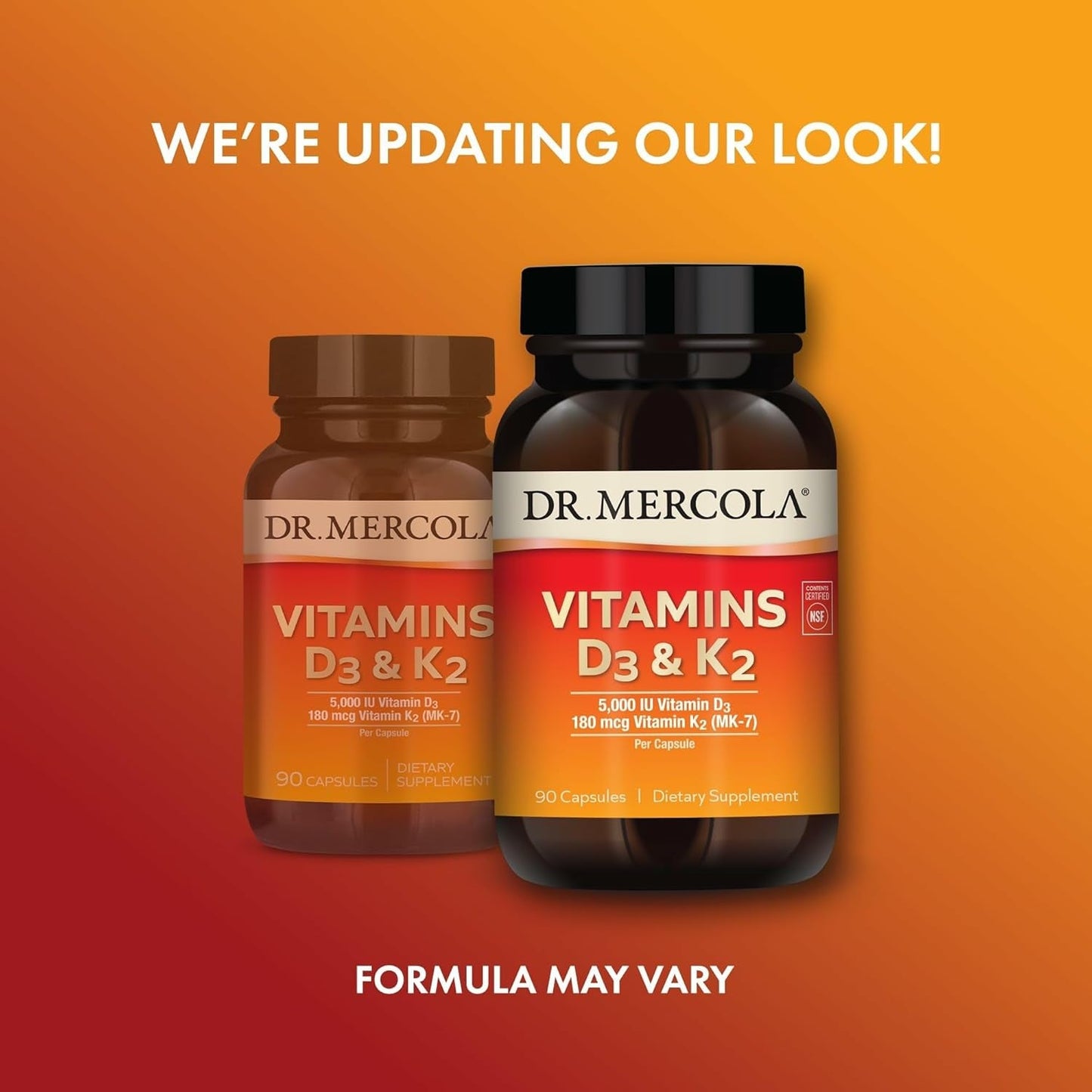 Strong Immune Booster D3 & K2 Vitamin Supplement