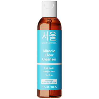 Natural Acne Face Cleanser with Salicylic Acid - Mycosmeticslondon