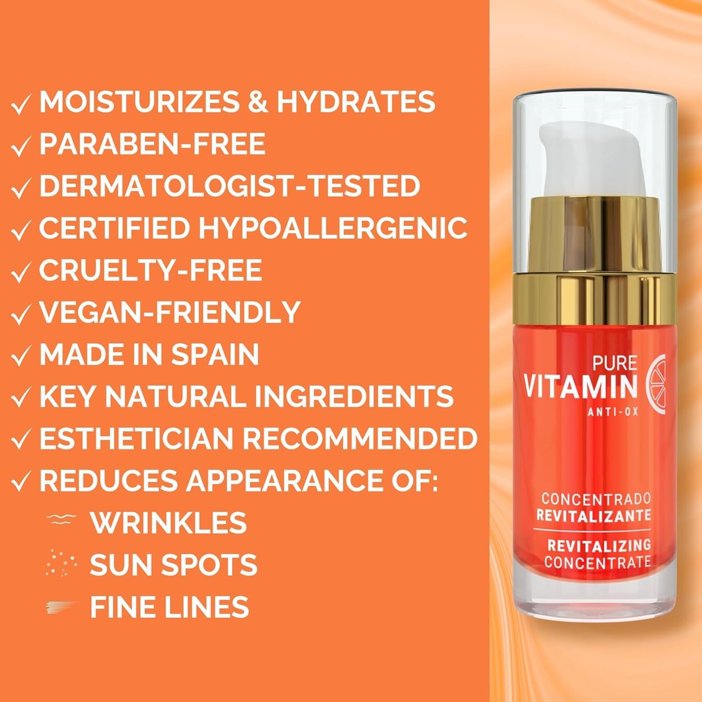 Natural Vitamin C Anti Aging Radiance Serum
