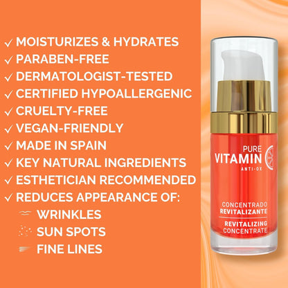 Natural Vitamin C Anti Aging Radiance Serum