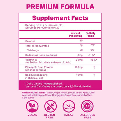 Natural pH Balance Immunity Gummies for Women