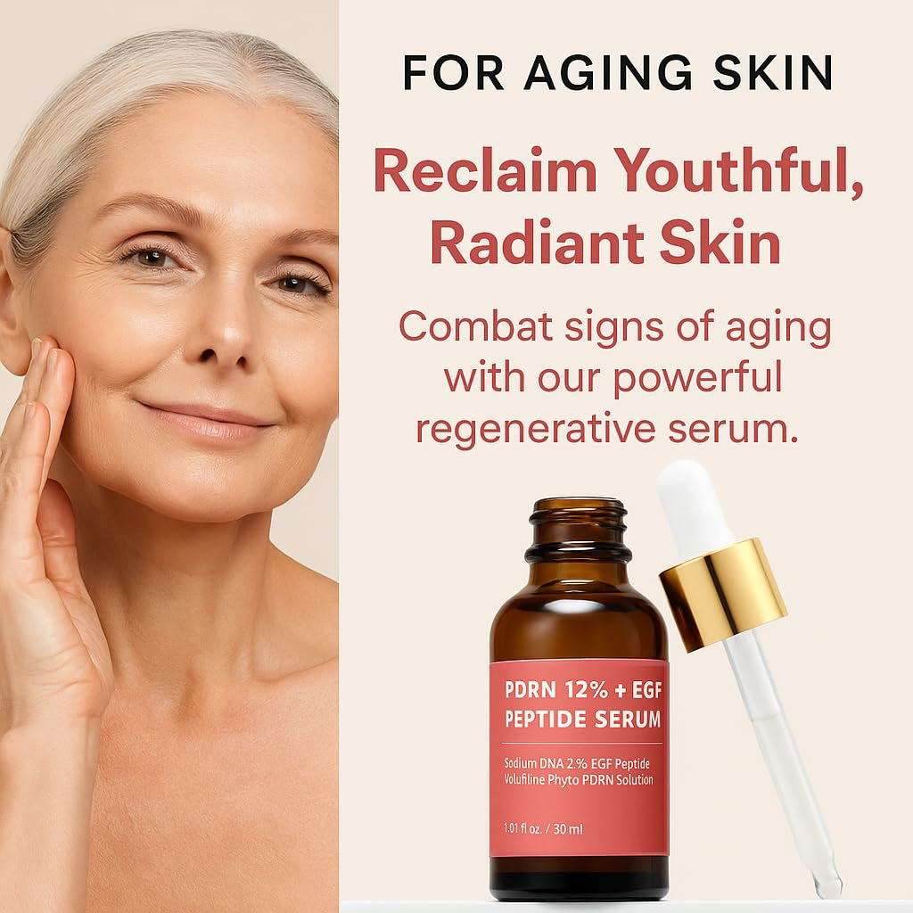 Anti Aging Face Serum with Peptides and EGF 30ml