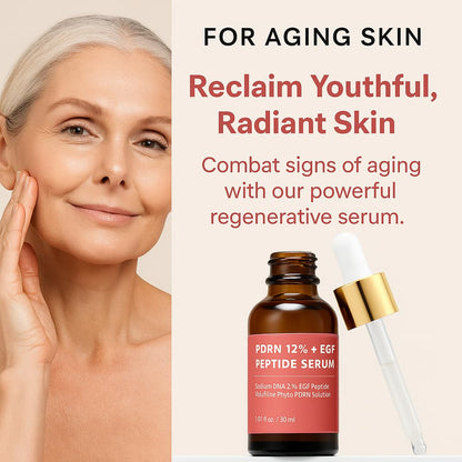 Anti Aging Face Serum with Peptides and EGF 30ml