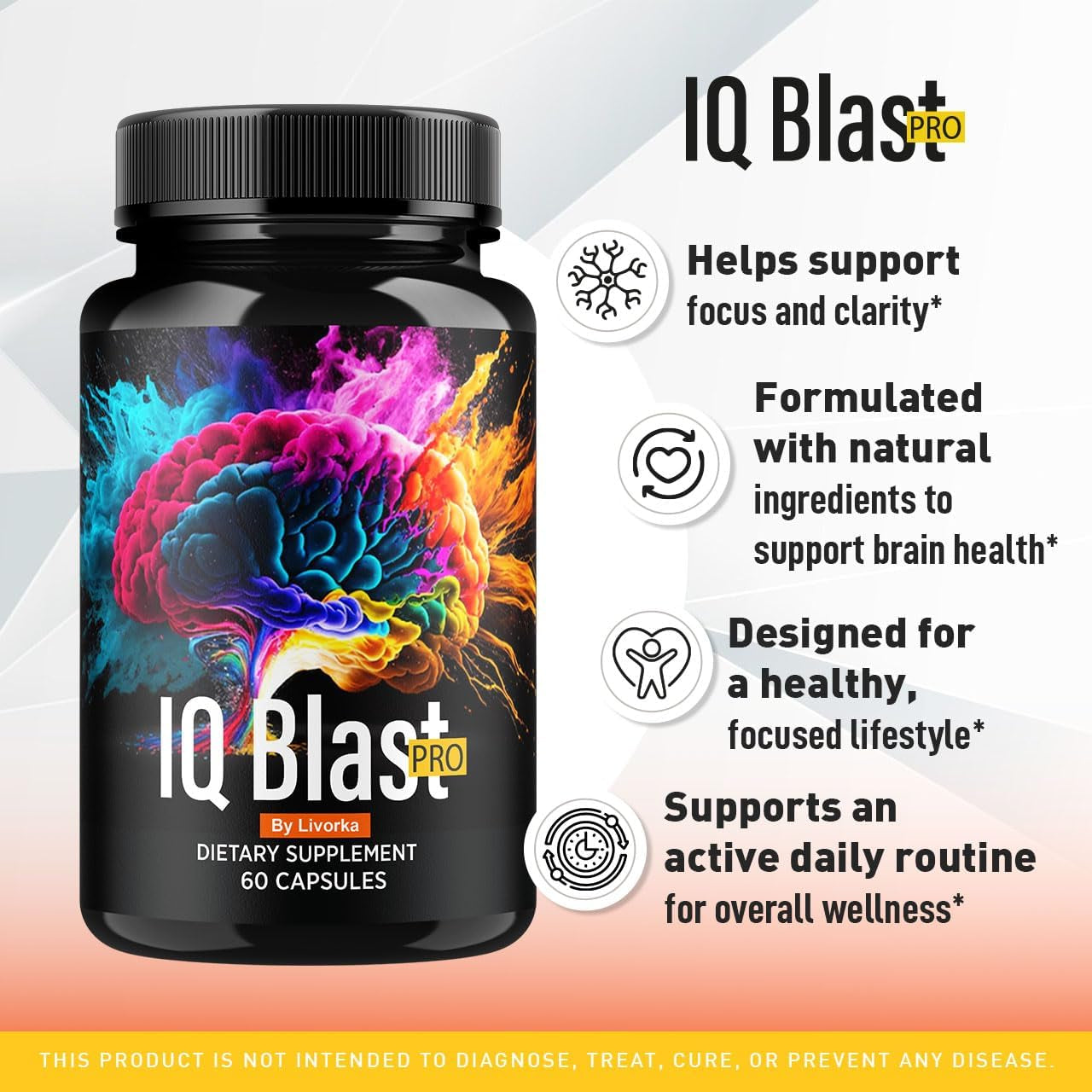 Brain Boost Supplement Pills - 2 Pack, 120 Count