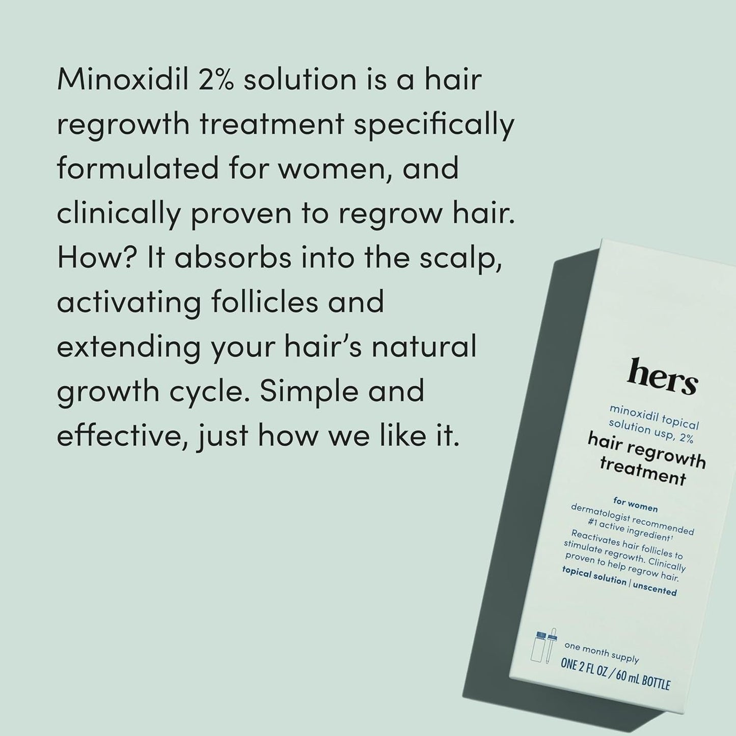 Women's Hair Growth Treatment 2% Minoxidil Solution
