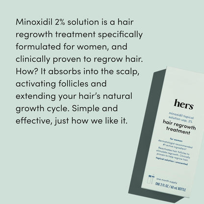 Women's Hair Growth Treatment 2% Minoxidil Solution