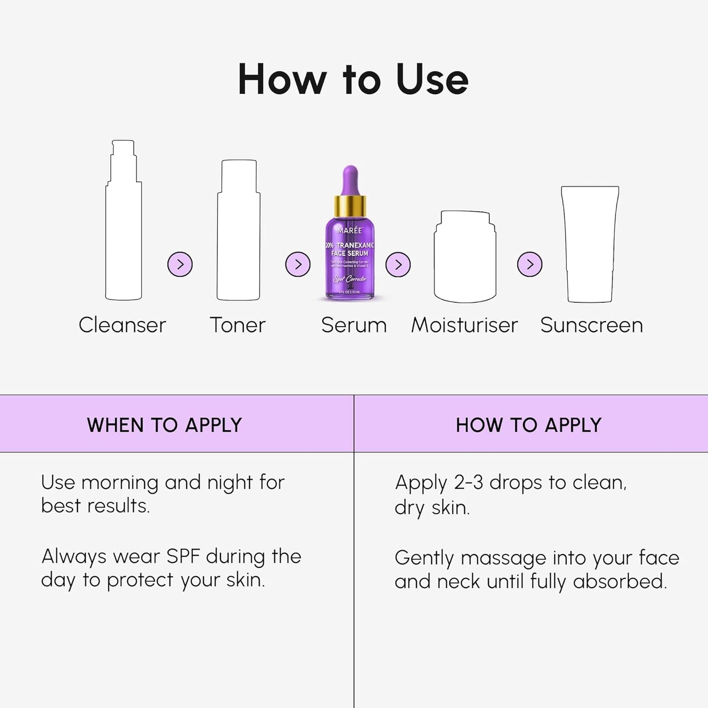 Glowing Skin Face Serum 30ml Evens Skin Tone