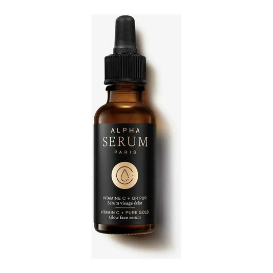 Brightening Facial Serum 30ml with Vitamin C and Gold - Mycosmeticslondon