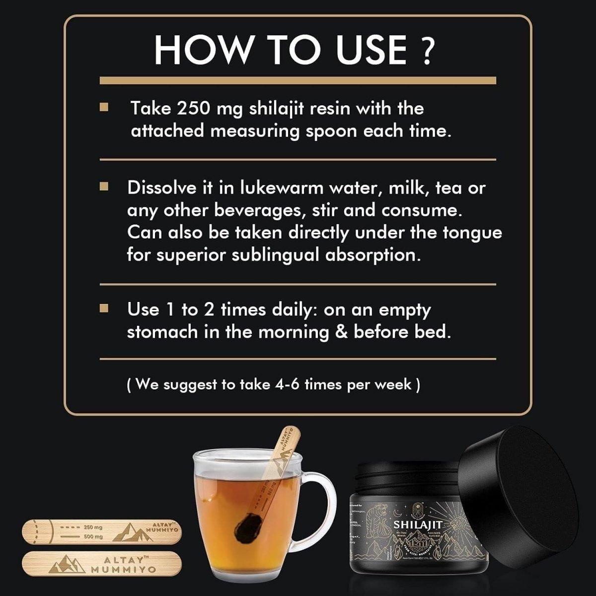 Premium Himalayan Shilajit Resin Supplement 50g