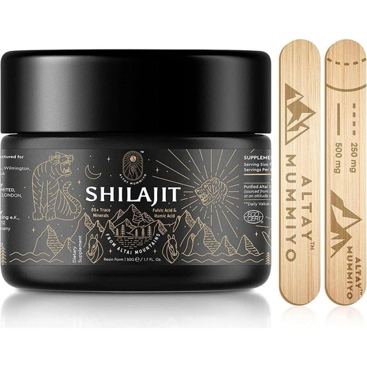 Premium Himalayan Shilajit Resin Supplement 50g - Mycosmeticslondon