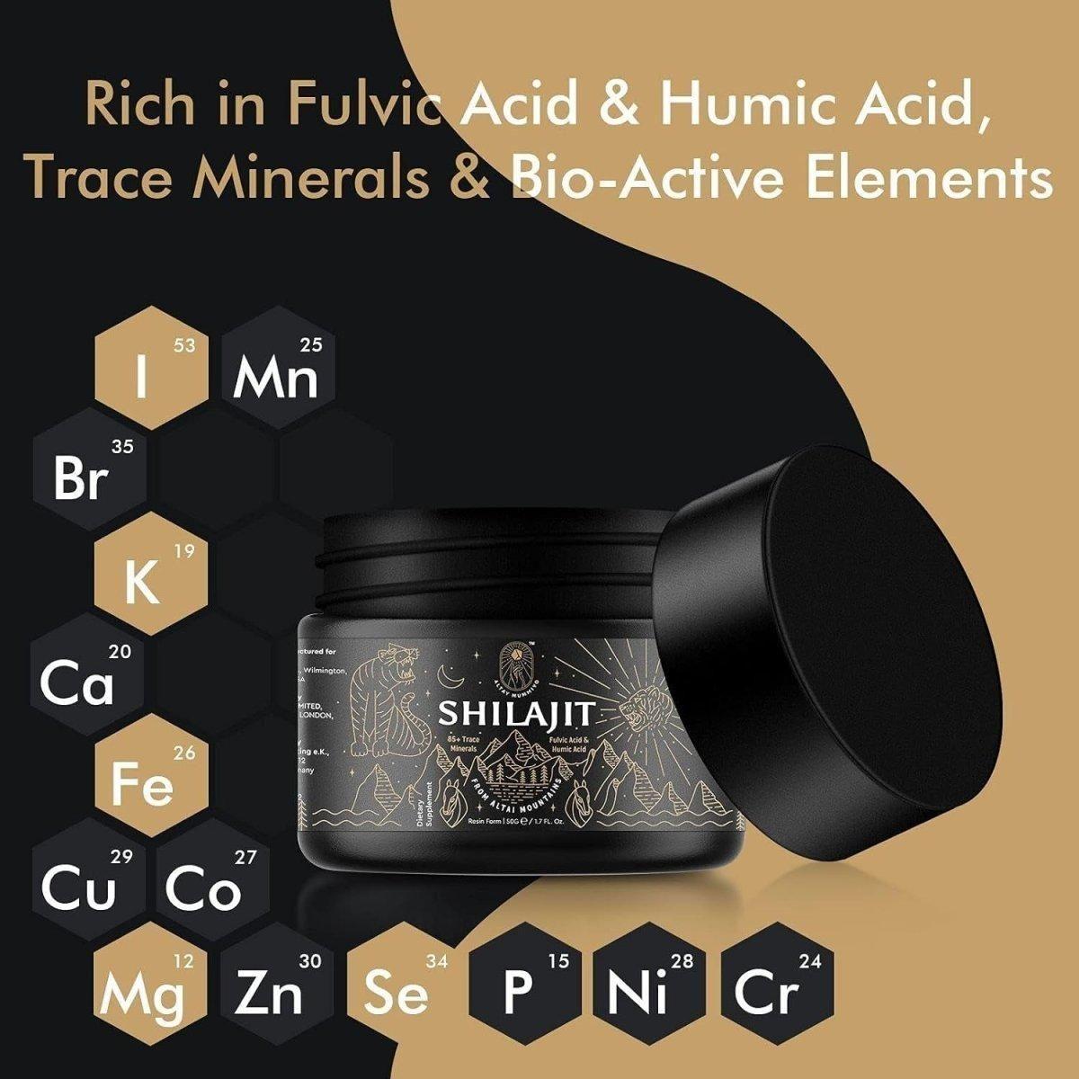 Premium Himalayan Shilajit Resin Supplement 50g