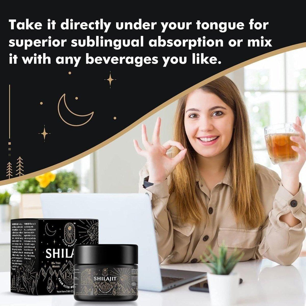 Premium Himalayan Shilajit Resin Supplement 50g