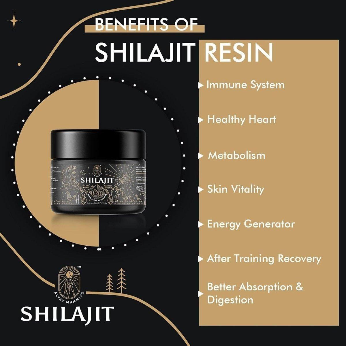 Premium Himalayan Shilajit Resin Supplement 50g
