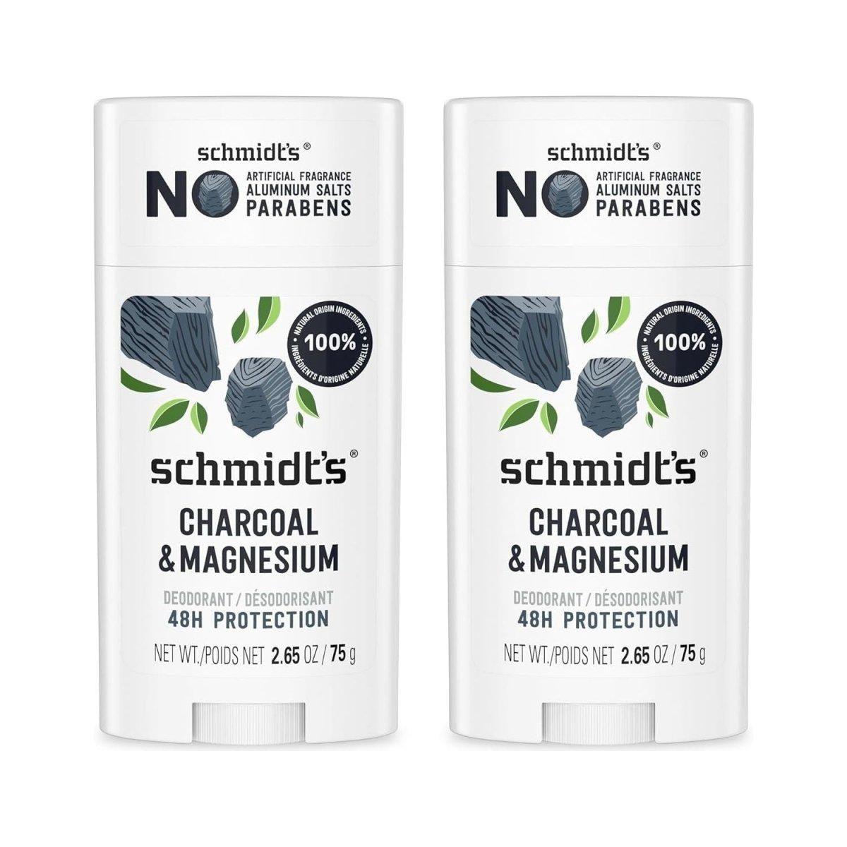 Natural Vegan Deodorant Stick with Charcoal & Magnesium - Mycosmeticslondon
