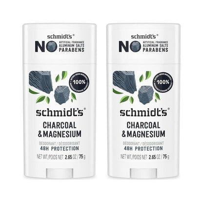 Natural Vegan Deodorant Stick with Charcoal & Magnesium - Mycosmeticslondon