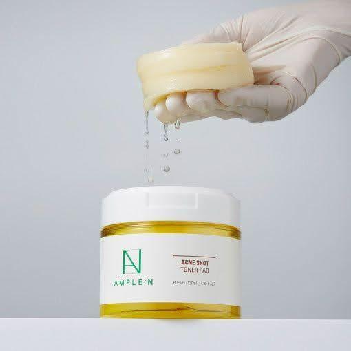 Effective Acne Toner Pads - 130ml, Gentle Exfoliating Skin Toner