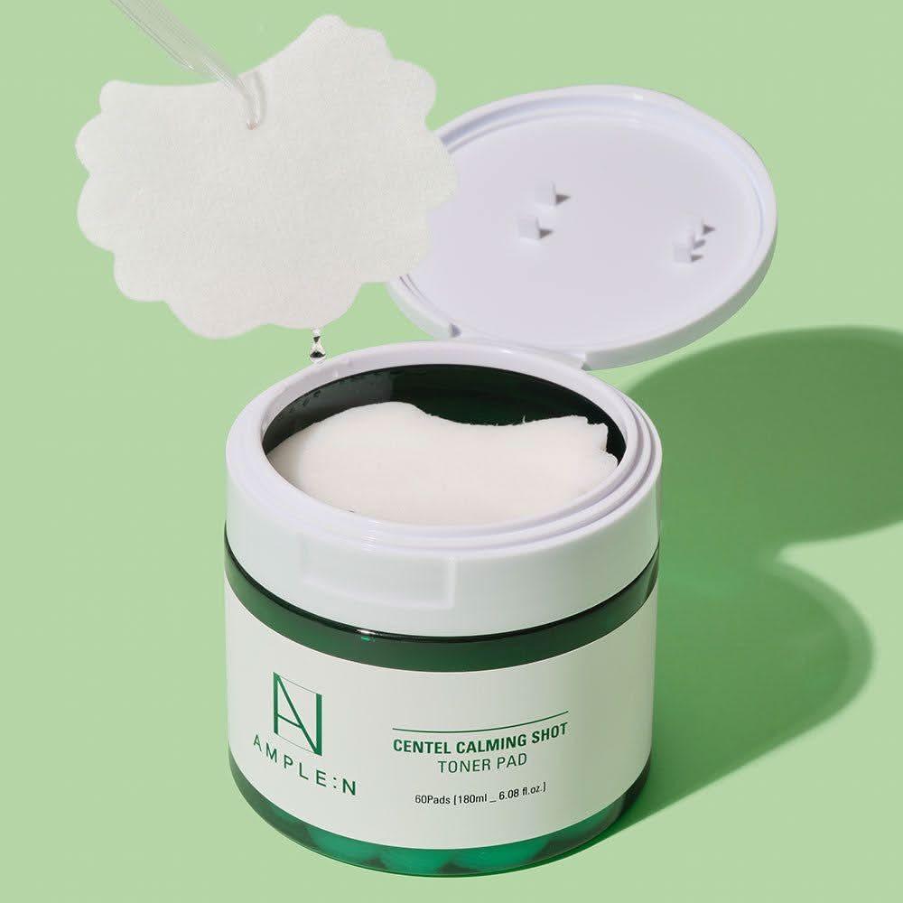 Gentle Cica Calming Face Toner Pads