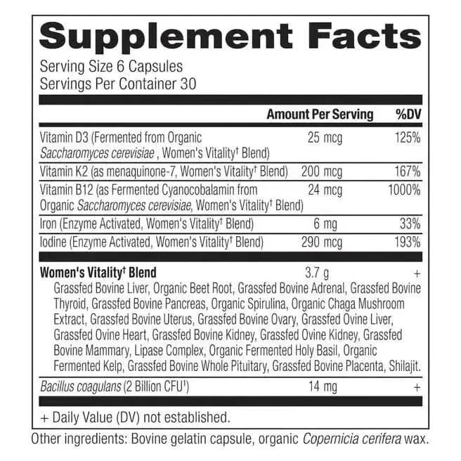 Natural Women's Wellness Supplements - Hormone Balance Capsules