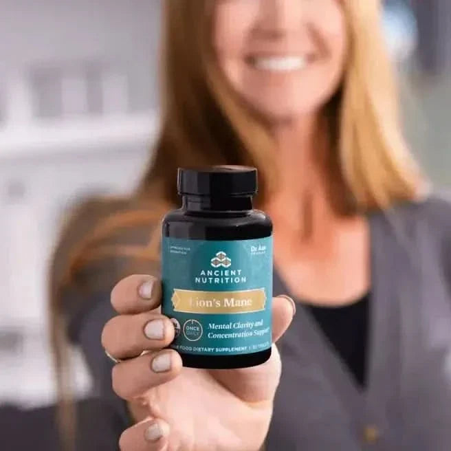 Natural Mushroom Supplements Lion's Mane - Brain Booster Capsules