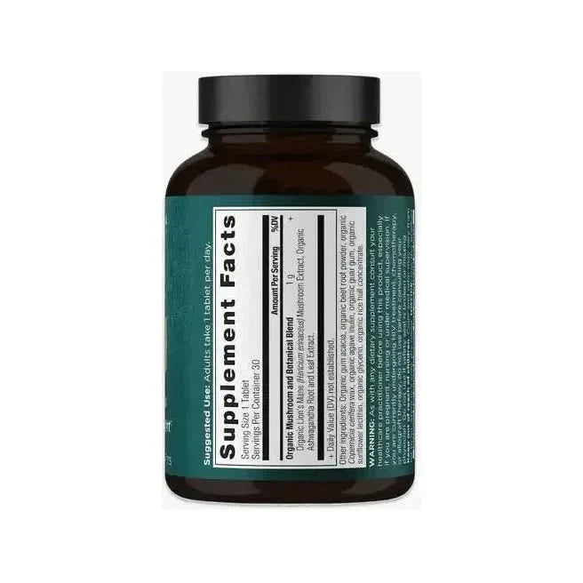 Natural Mushroom Supplements Lion's Mane - Brain Booster Capsules