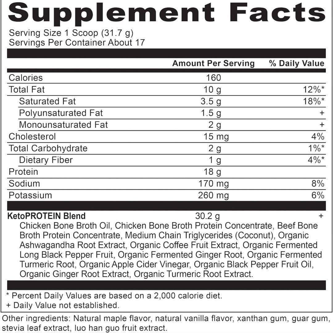 Low Carb Keto Protein Powder Chocolate 600g