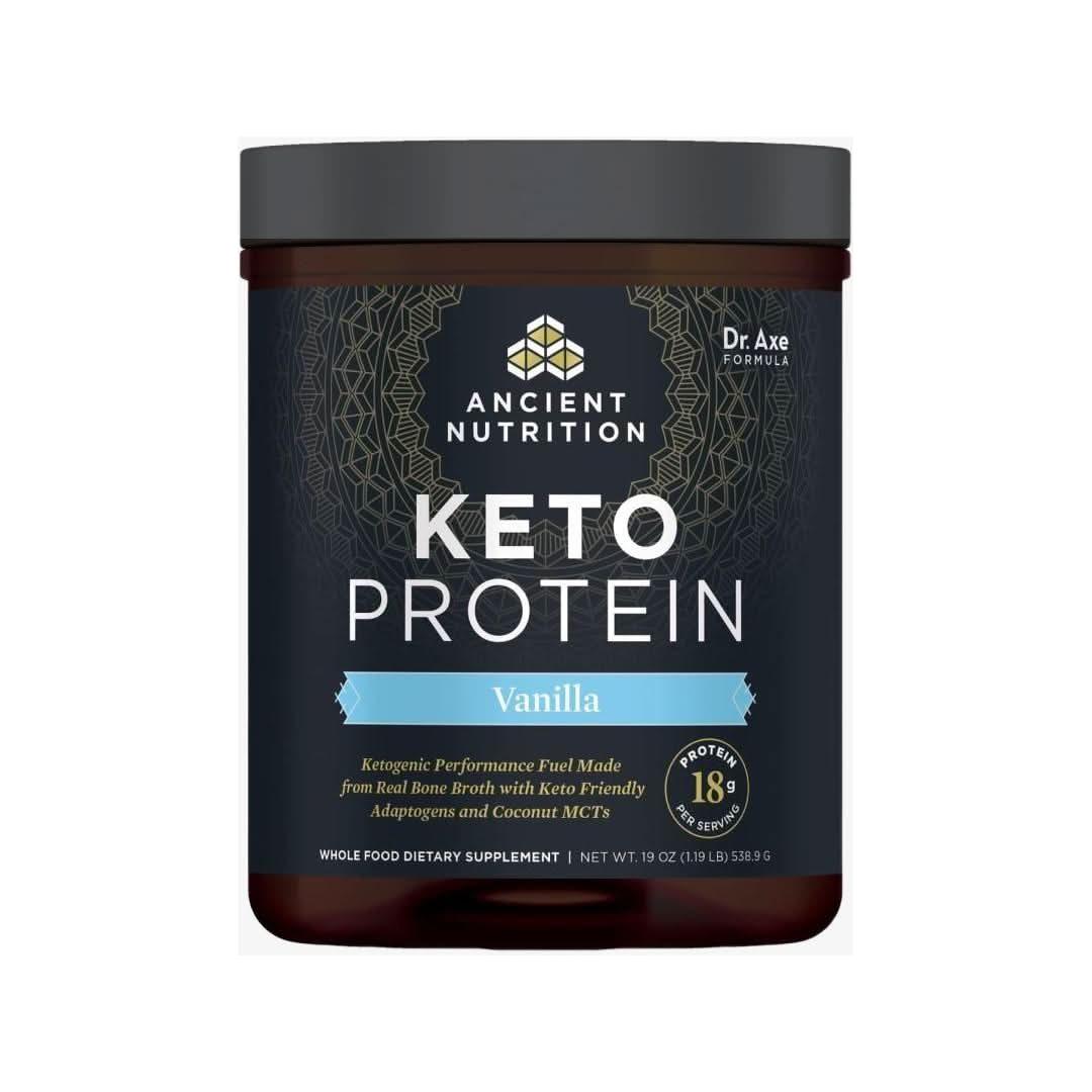 Keto Protein Powder with Collagen - Vanilla Flavor - Mycosmeticslondon