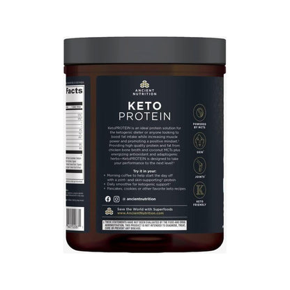 Keto Protein Powder with Collagen - Vanilla Flavor