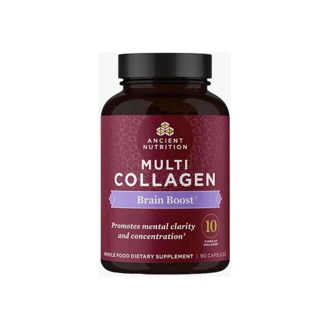 Natural Collagen Brain Support Supplement Capsules - Mycosmeticslondon
