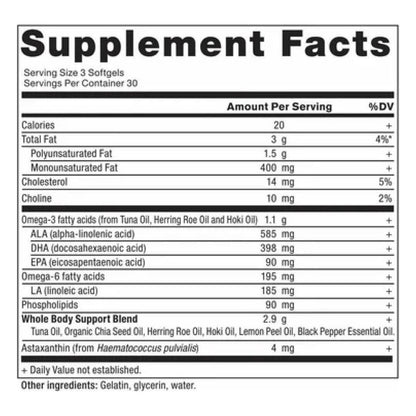 Premium Omega-3 Fish Oil Supplements