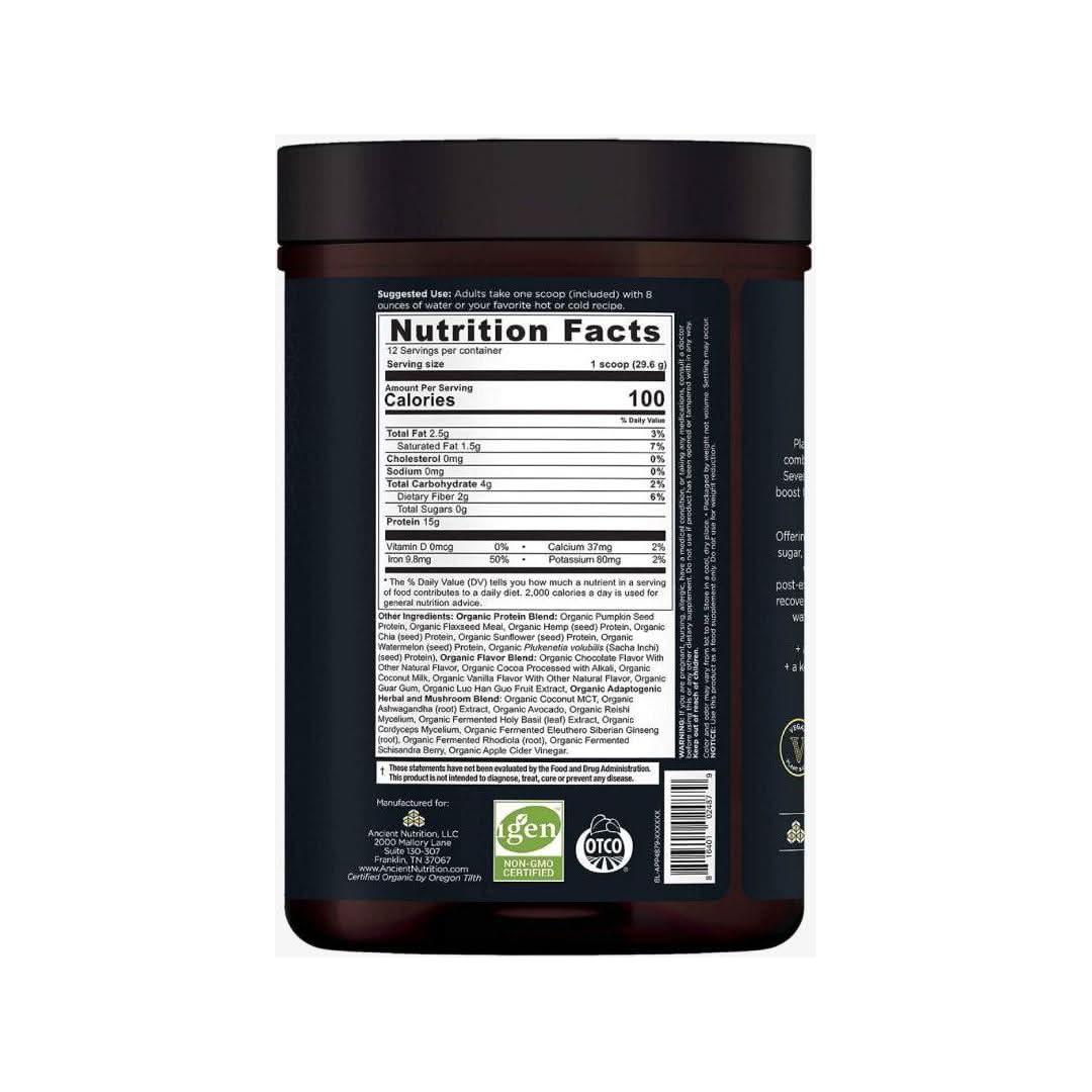 Natural Plant Protein Powder Chocolate 355g