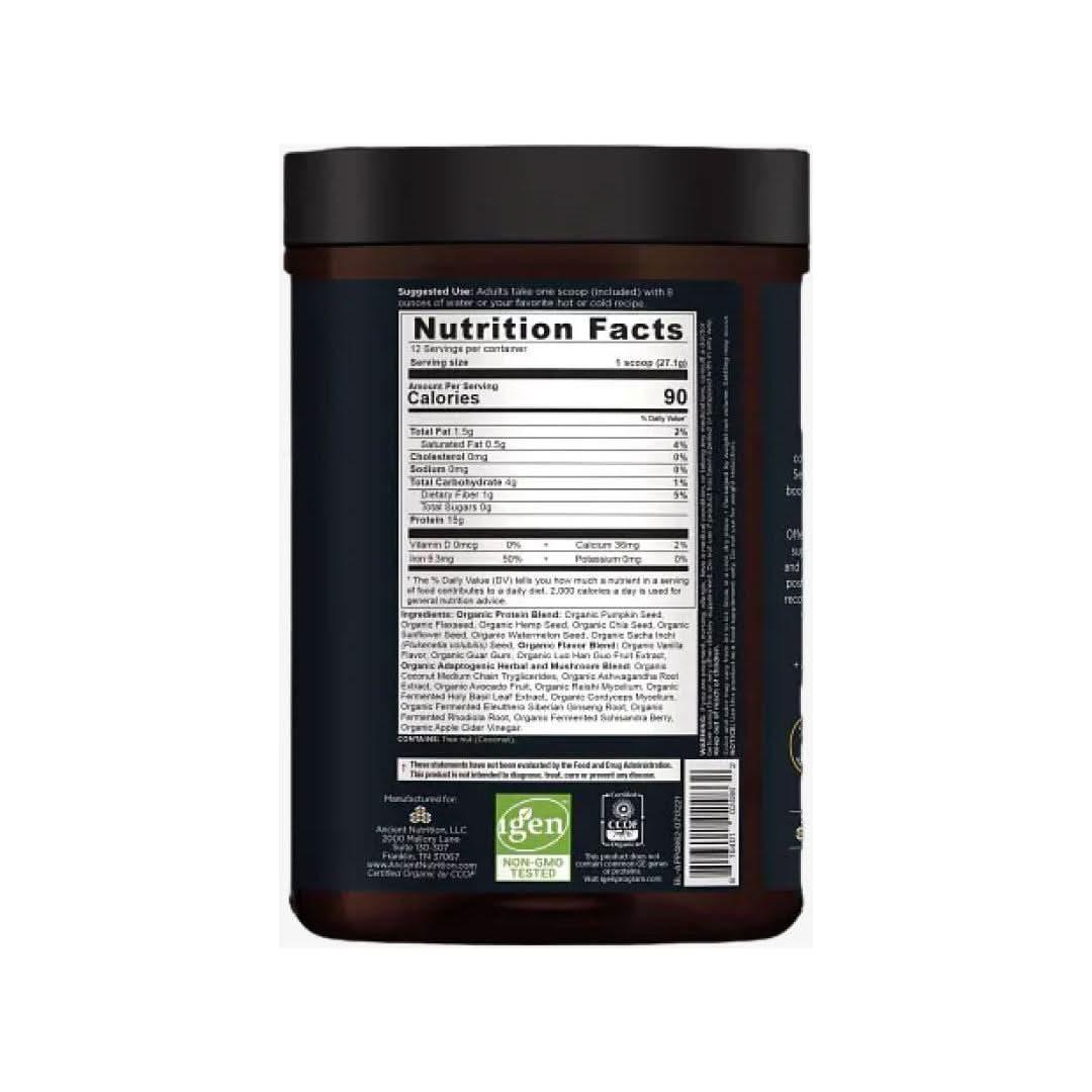 Natural Vanilla Protein Powder with MCT Oil & Herbs