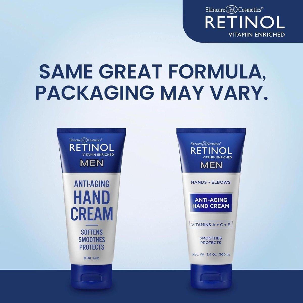 Men's Anti Aging Hand Cream with Retinol 100ml