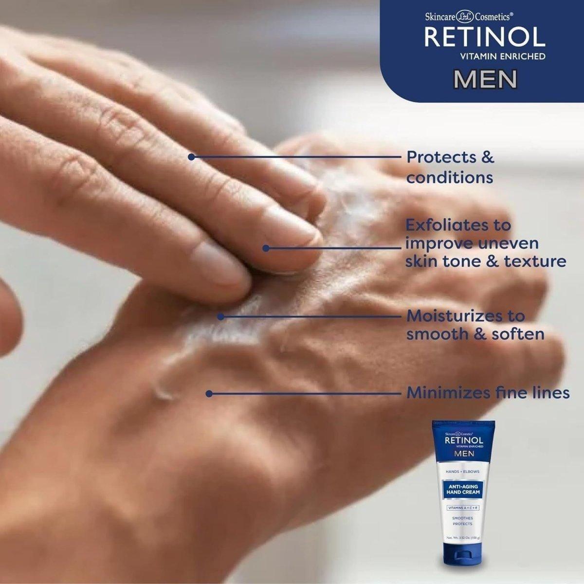 Men's Anti Aging Hand Cream with Retinol 100ml