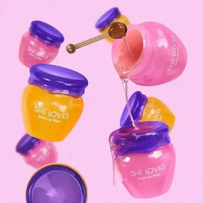Moisturizing Lip Balm for Dry Lips - Honey & Sakura