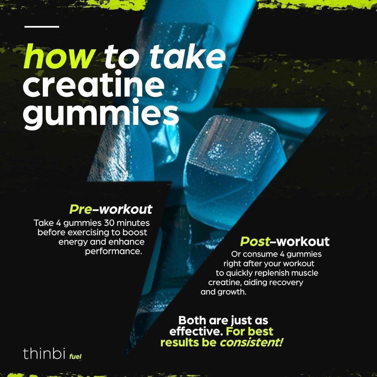 High Potency Creatine Gummies for Muscle Boost
