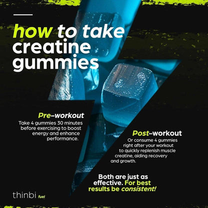 High Potency Creatine Gummies for Muscle Boost