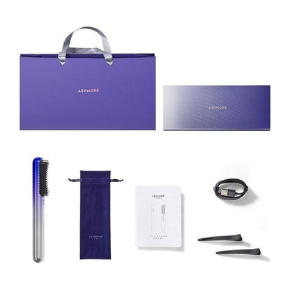 Platinum Ionic 6-in-1 Hair Straightening Styling Comb