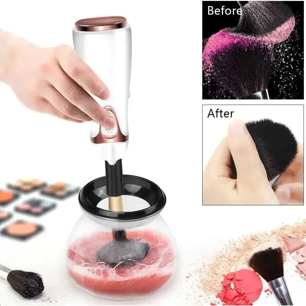 Quick Makeup Brush Washing Tool