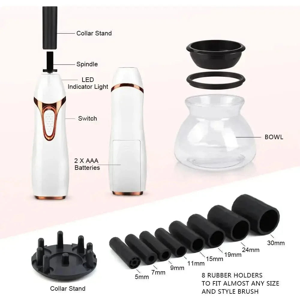 Quick Makeup Brush Washing Tool