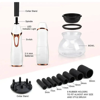Quick Makeup Brush Washing Tool