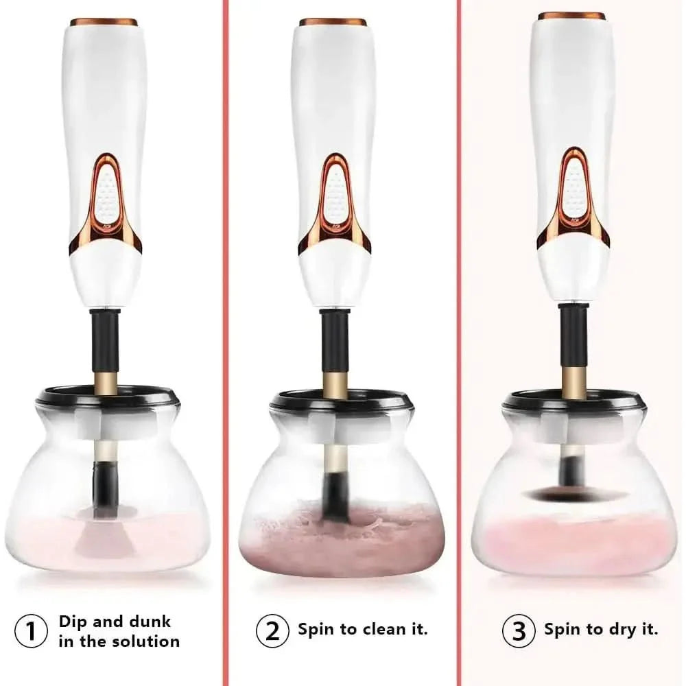 Quick Makeup Brush Washing Tool