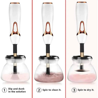 Quick Makeup Brush Washing Tool